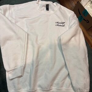 Marriage Material Embroidered Sweatshirt
